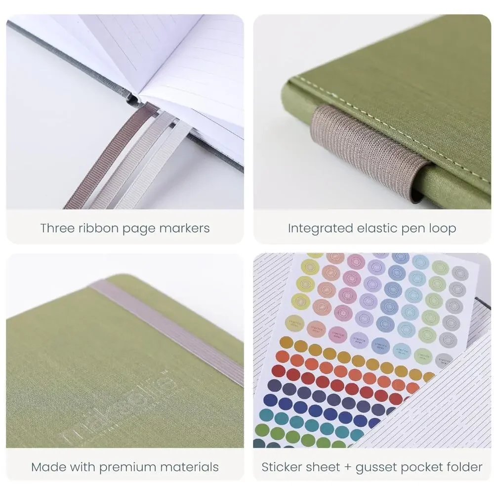 MäksēLife Quarterly Planner Goal Setting Personal Habit Tracker Reflections NEW